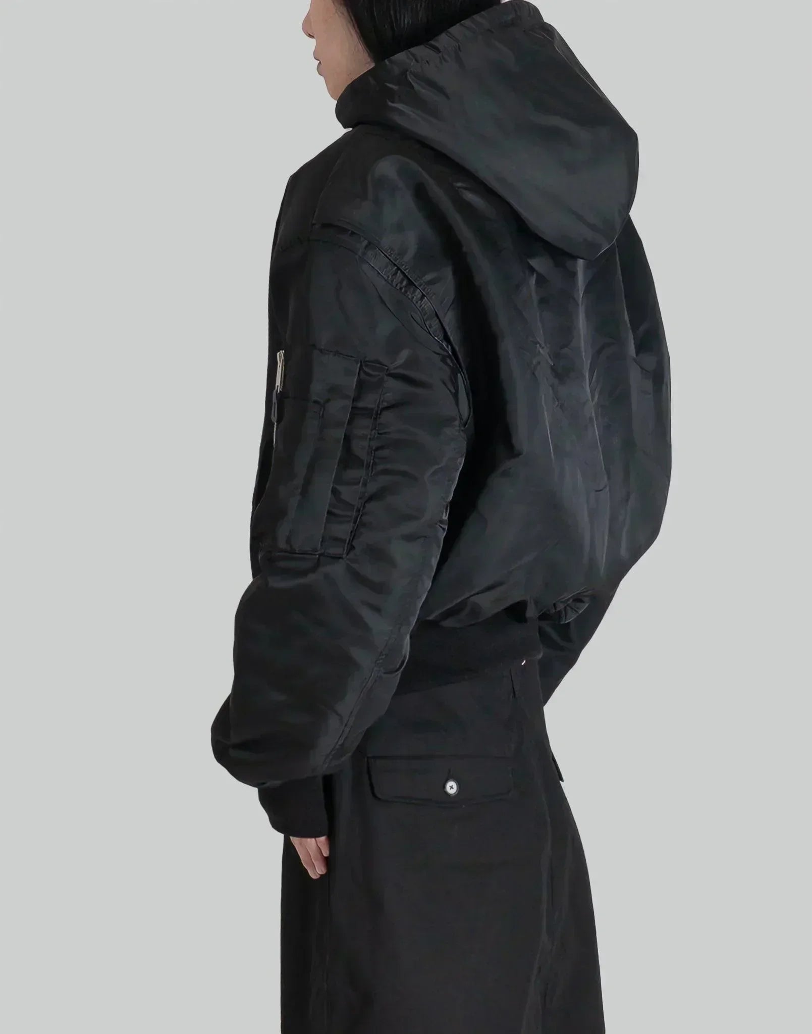 entire studios - HOODED BROAD BOMBER - 082plus