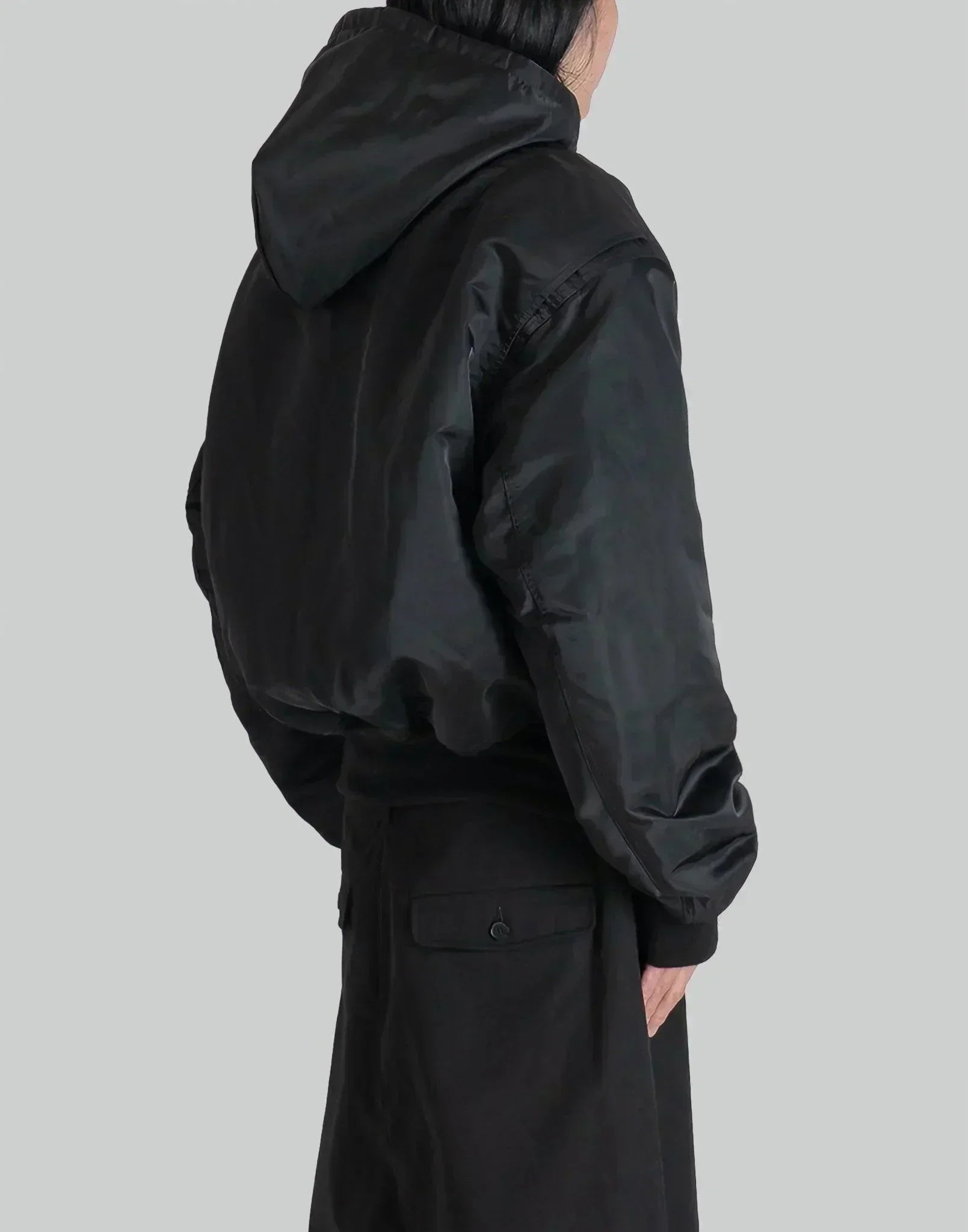 entire studios - HOODED BROAD BOMBER - 082plus