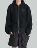 HUGO GLOBE ZIP HOODIE