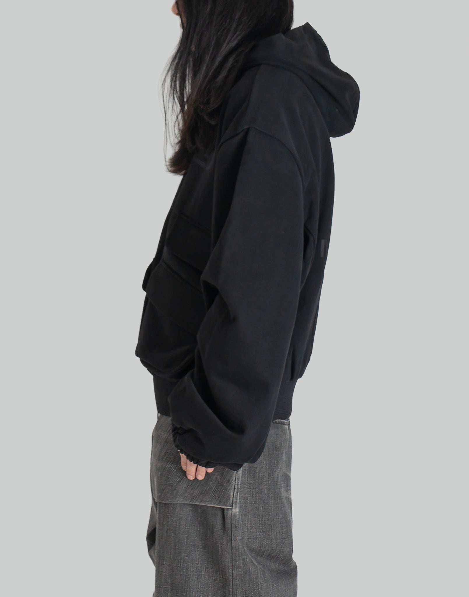 HUGO GLOBE ZIP HOODIE