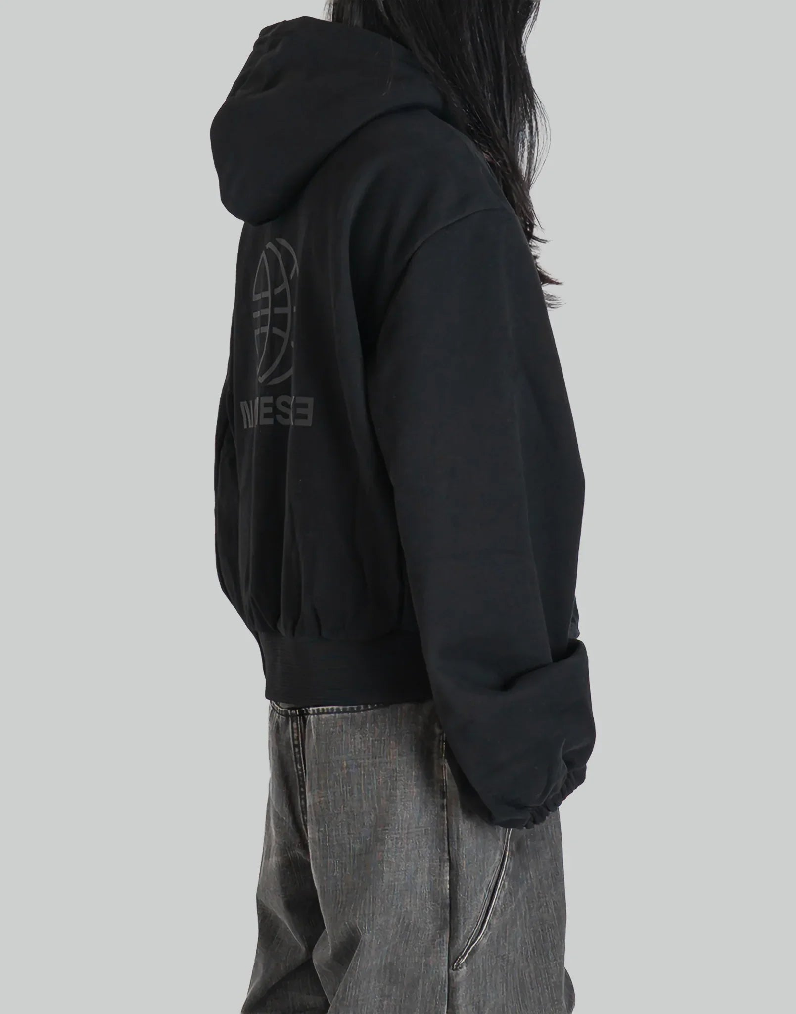 HUGO GLOBE ZIP HOODIE