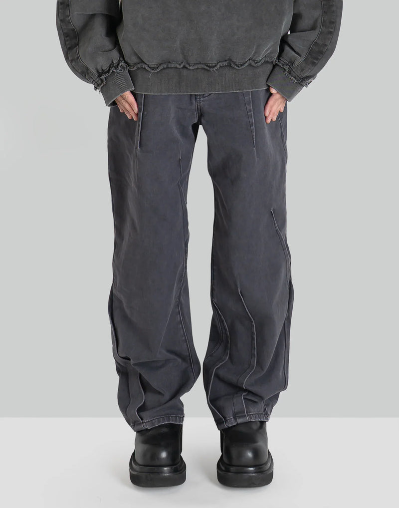 FENG CHEN WANG - Heavy Weight Deconstructed Denim - 082plus