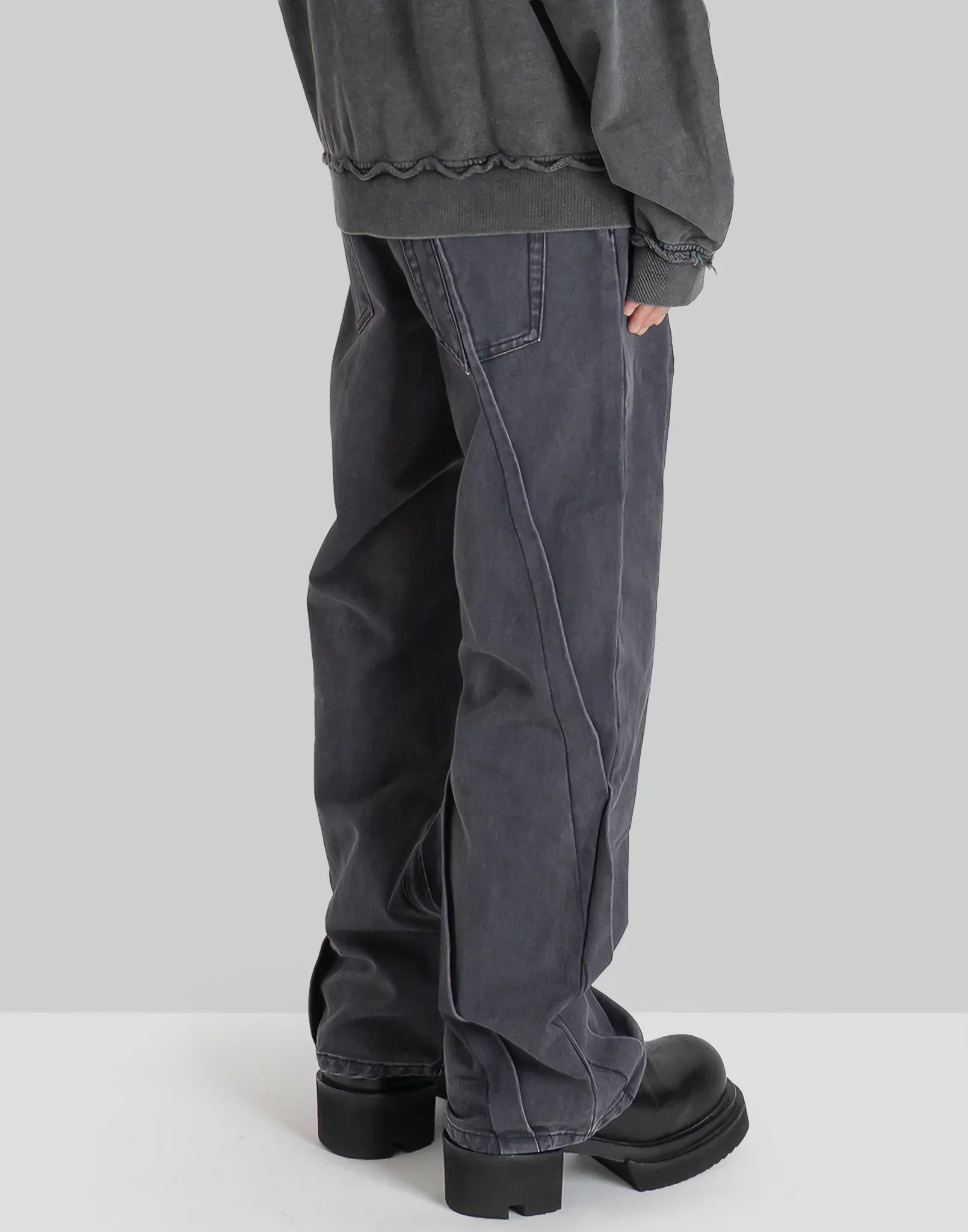 FENG CHEN WANG - Heavy Weight Deconstructed Denim - 082plus