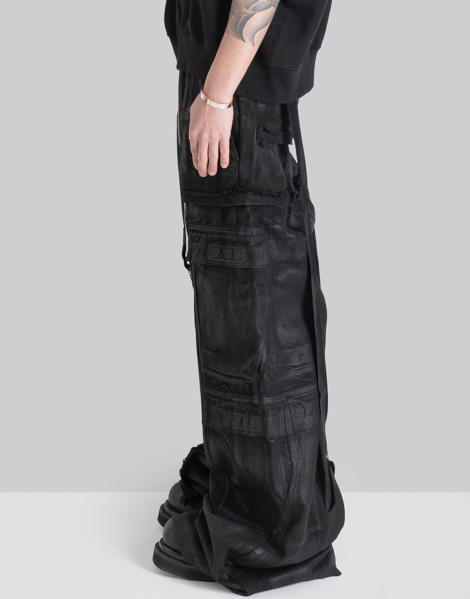 Rick Owens Drkshdw - IMBALANCED DOUBLE CARGO JUMBO BELAS - 082plus