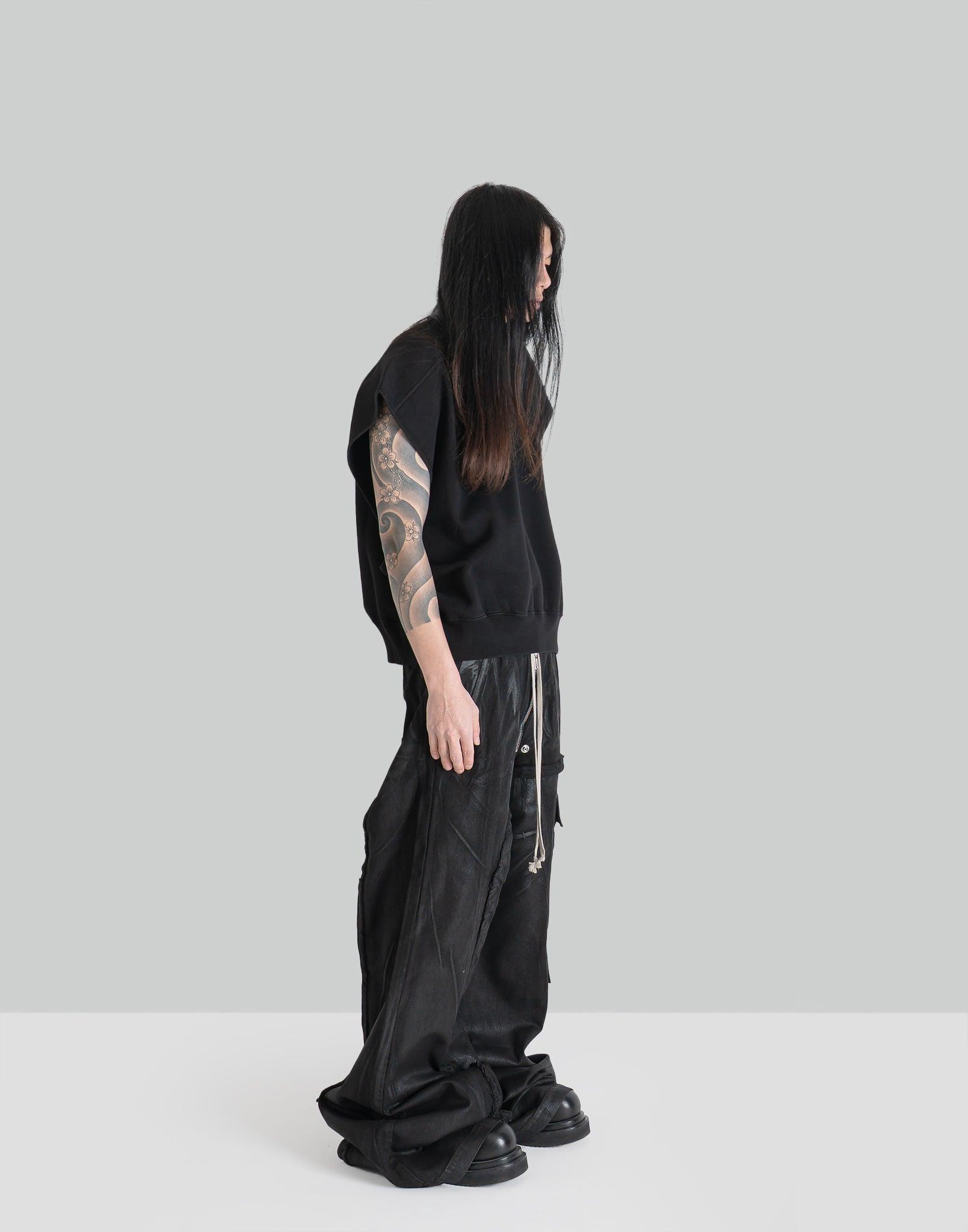Rick Owens Drkshdw - IMBALANCED DOUBLE CARGO JUMBO BELAS - 082plus