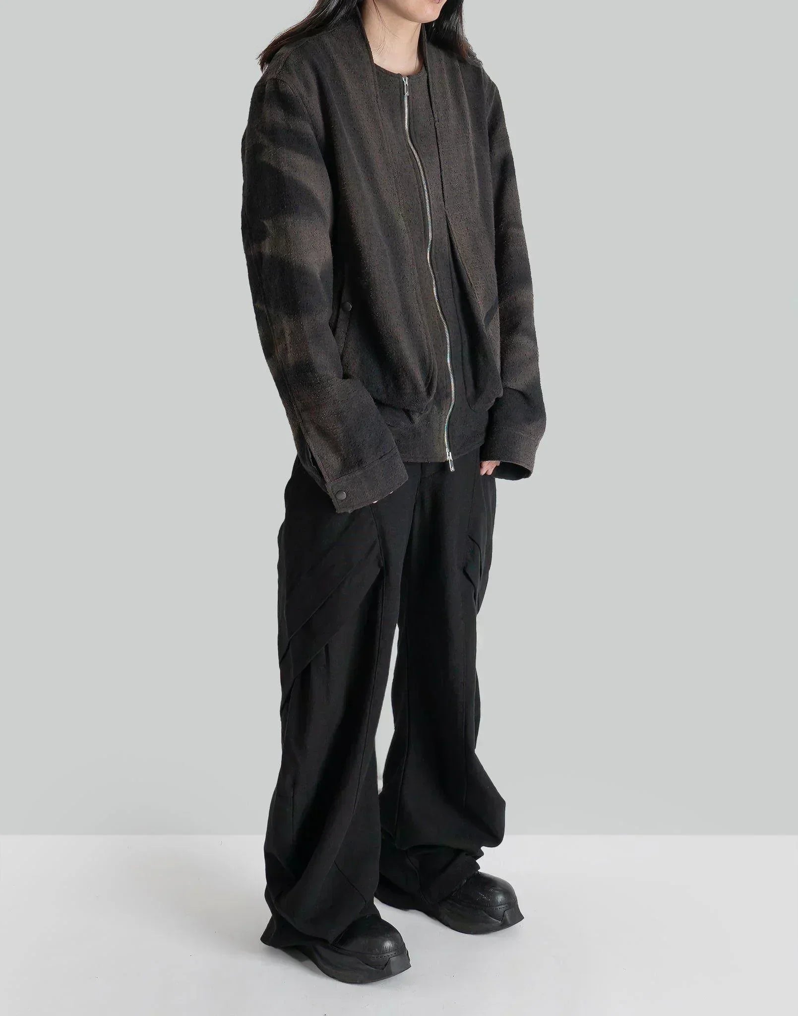 JiyongKim - SUN-BLEACHED SHAWL COLLAR JACKET - 082plus