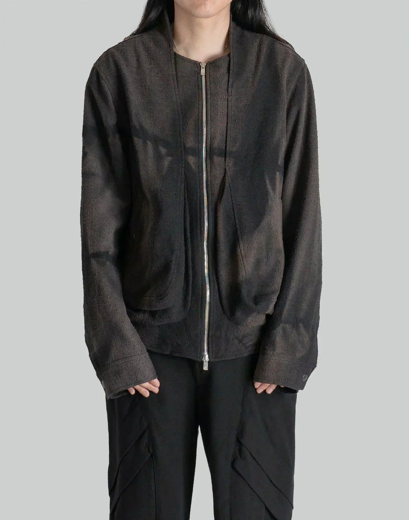 JiyongKim - SUN-BLEACHED SHAWL COLLAR JACKET - 082plus