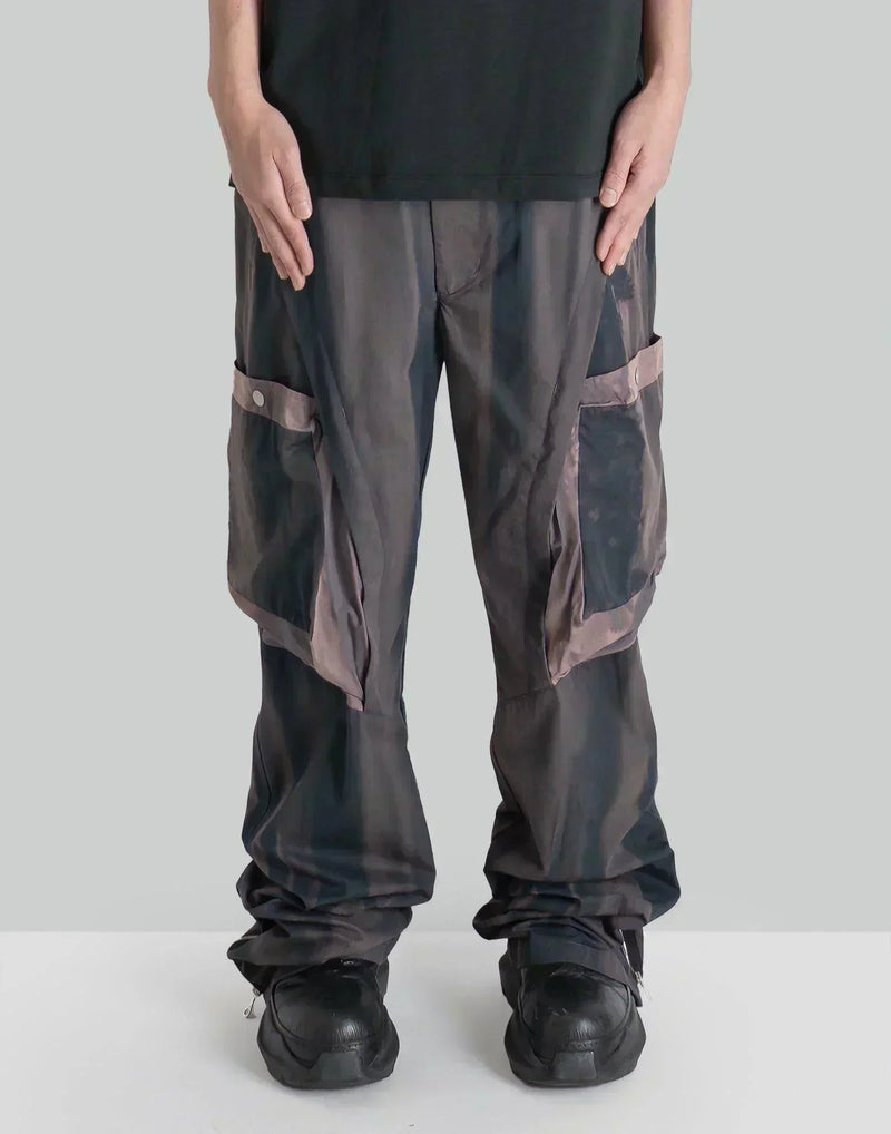 JiyongKim - SUN-BLEACHED DRAPED POCKET TROUSERS - 082plus