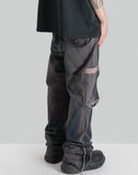 JiyongKim - SUN-BLEACHED DRAPED POCKET TROUSERS - 082plus