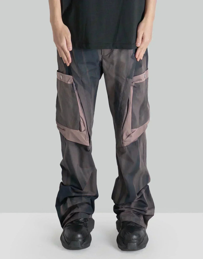 JiyongKim - SUN-BLEACHED DRAPED POCKET TROUSERS - 082plus