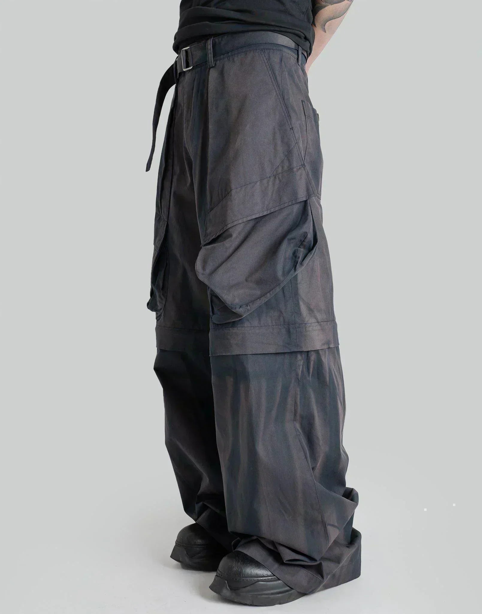 JiyongKim - SUN-BLEACHED 3D POCKET DETACHABLE TROUSERS - 082plus