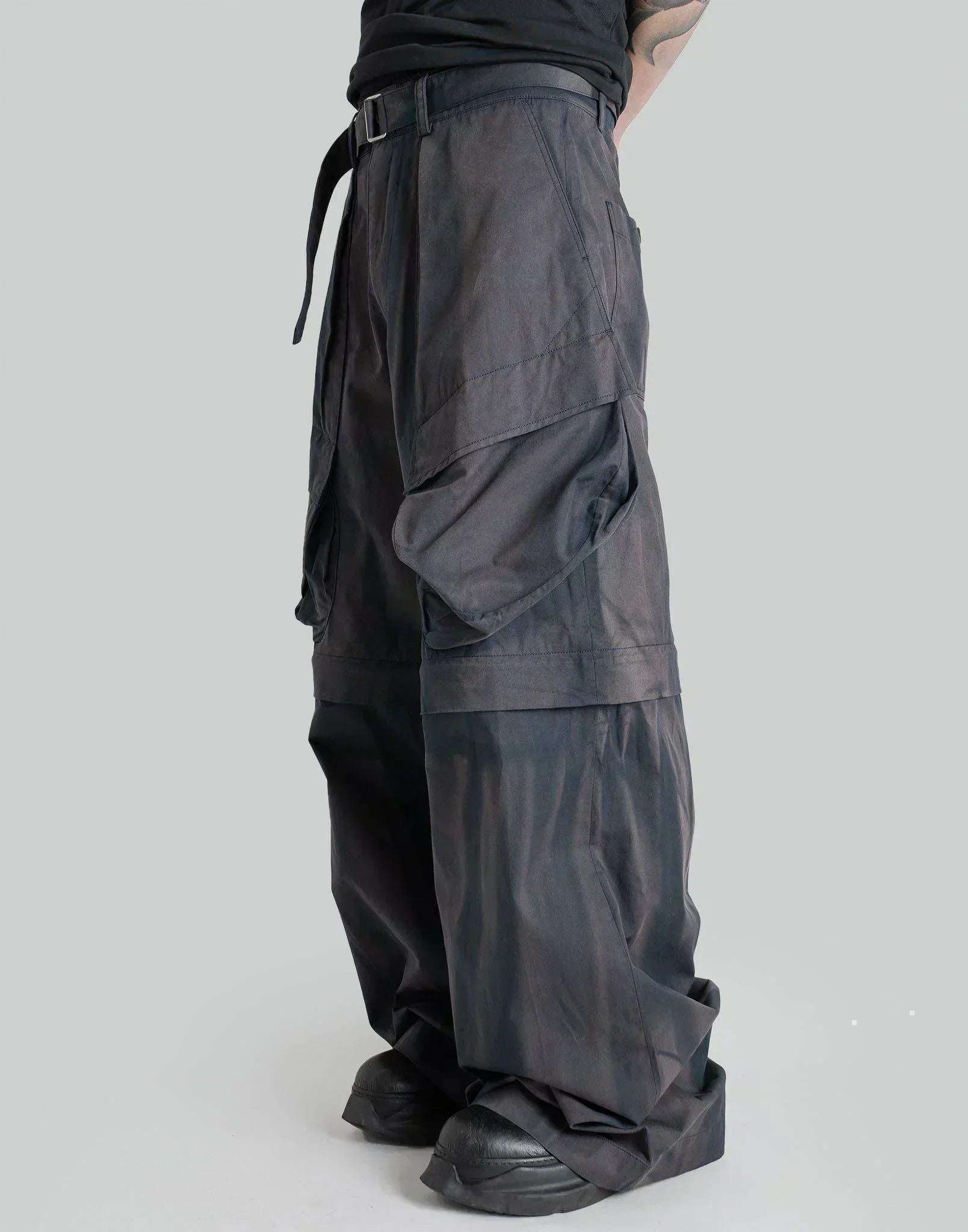 JiyongKim - SUN-BLEACHED 3D POCKET DETACHABLE TROUSERS - 082plus