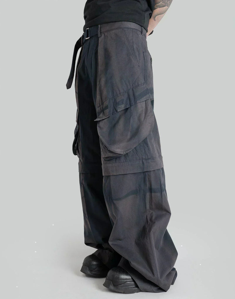 JiyongKim - SUN-BLEACHED 3D POCKET DETACHABLE TROUSERS - 082plus