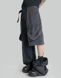 SUN-BLEACHED 3D POCKET DETACHABLE TROUSERS