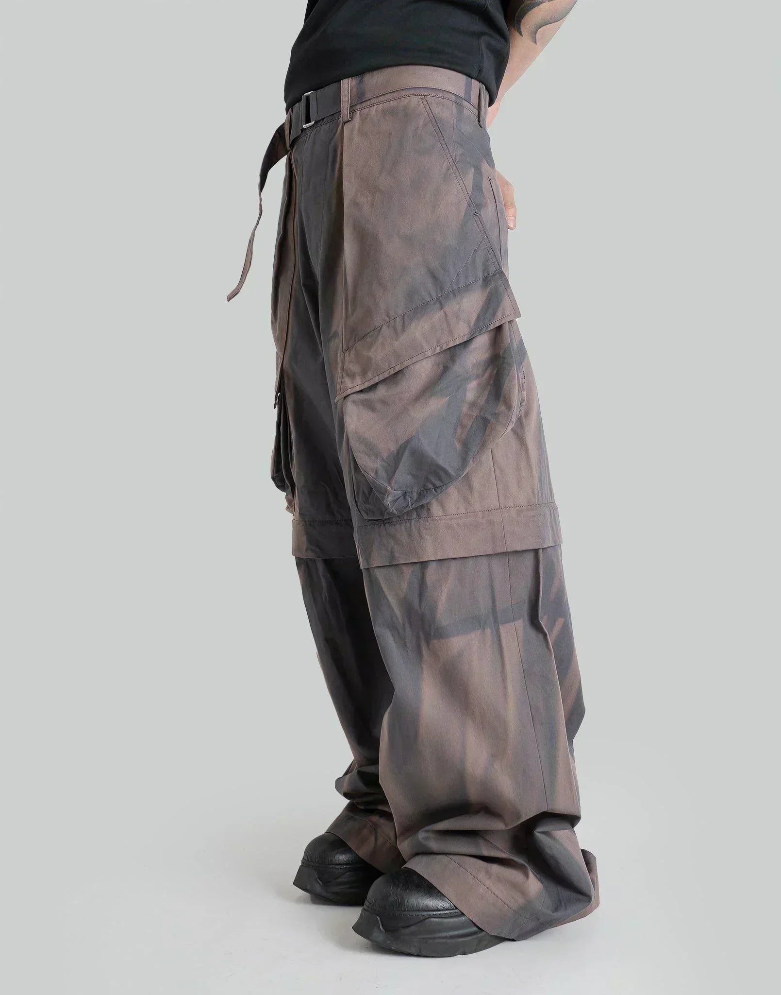 JiyongKim - SUN-BLEACHED 3D POCKET DETACHABLE TROUSERS - 082plus