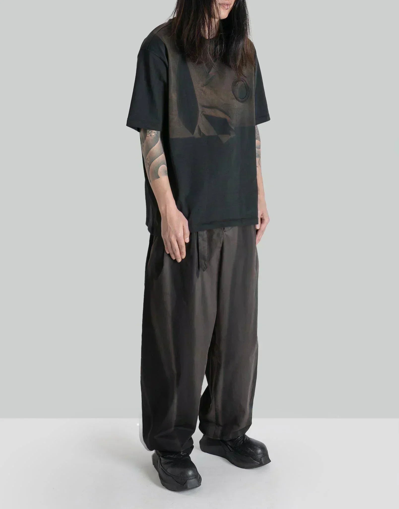 JiyongKim - SUN-BLEACHED BELTED WIDE TROUSERS - 082plus