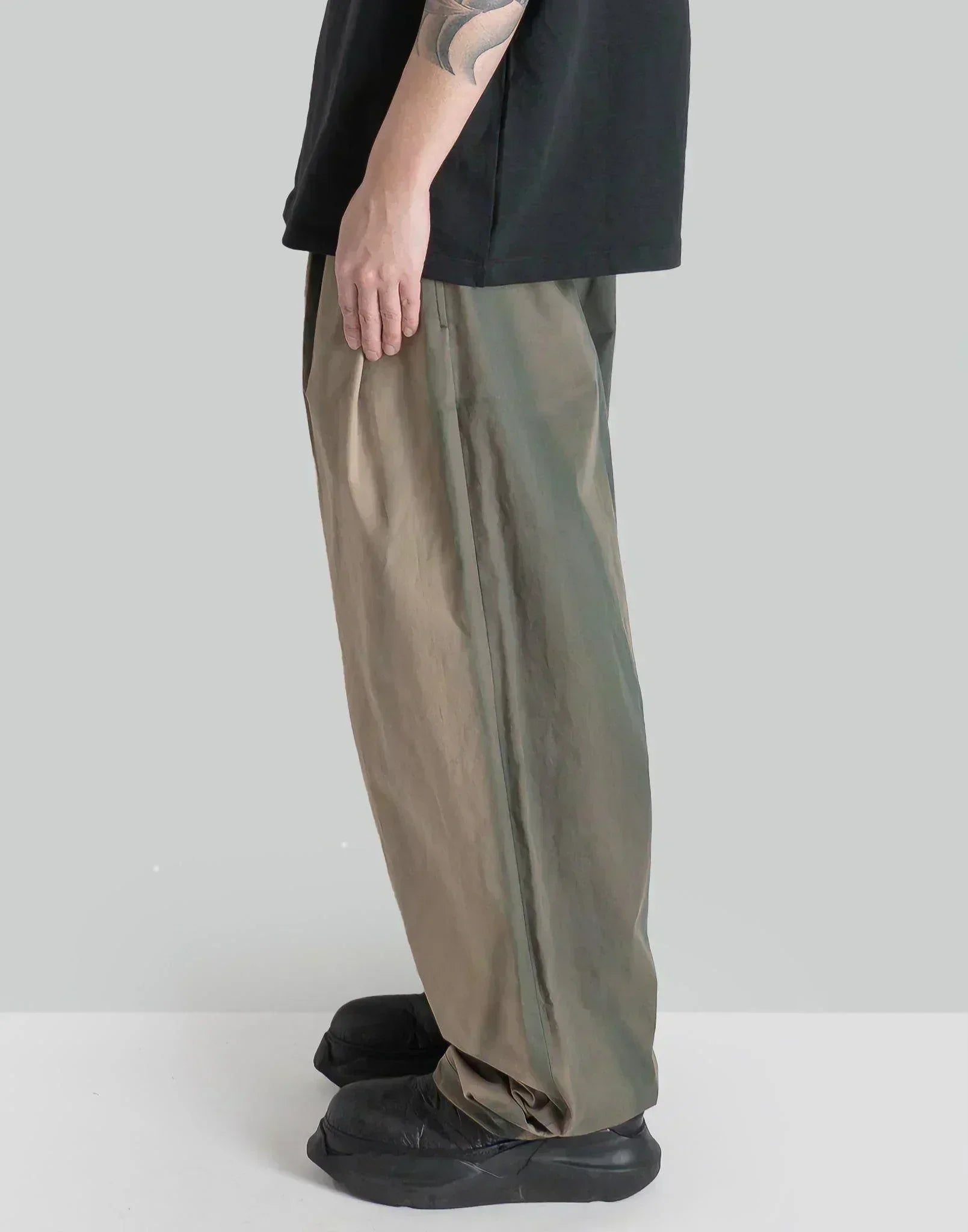 JiyongKim - SUN-BLEACHED BELTED WIDE TROUSERS - 082plus