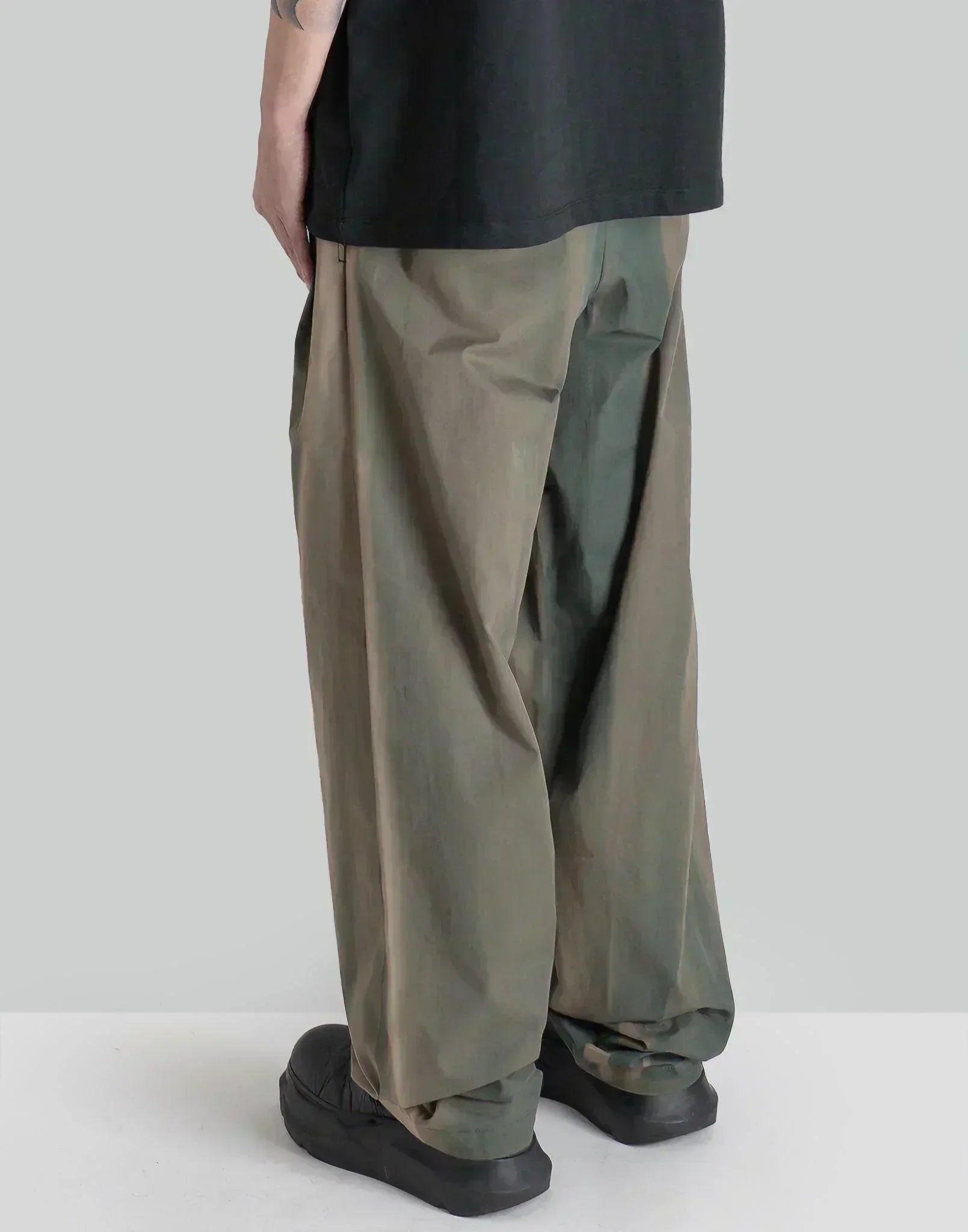 JiyongKim - SUN-BLEACHED BELTED WIDE TROUSERS - 082plus