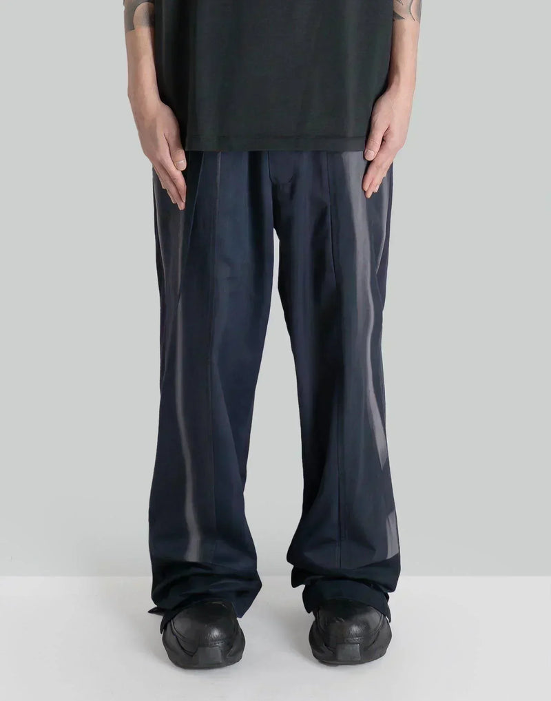 JiyongKim - SUN-BLEACHED PATCHWORKED STRAIGHT TROUSERS - 082plus