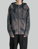 SUN-BLEACHED DETACHABLE HOOD ANORAK