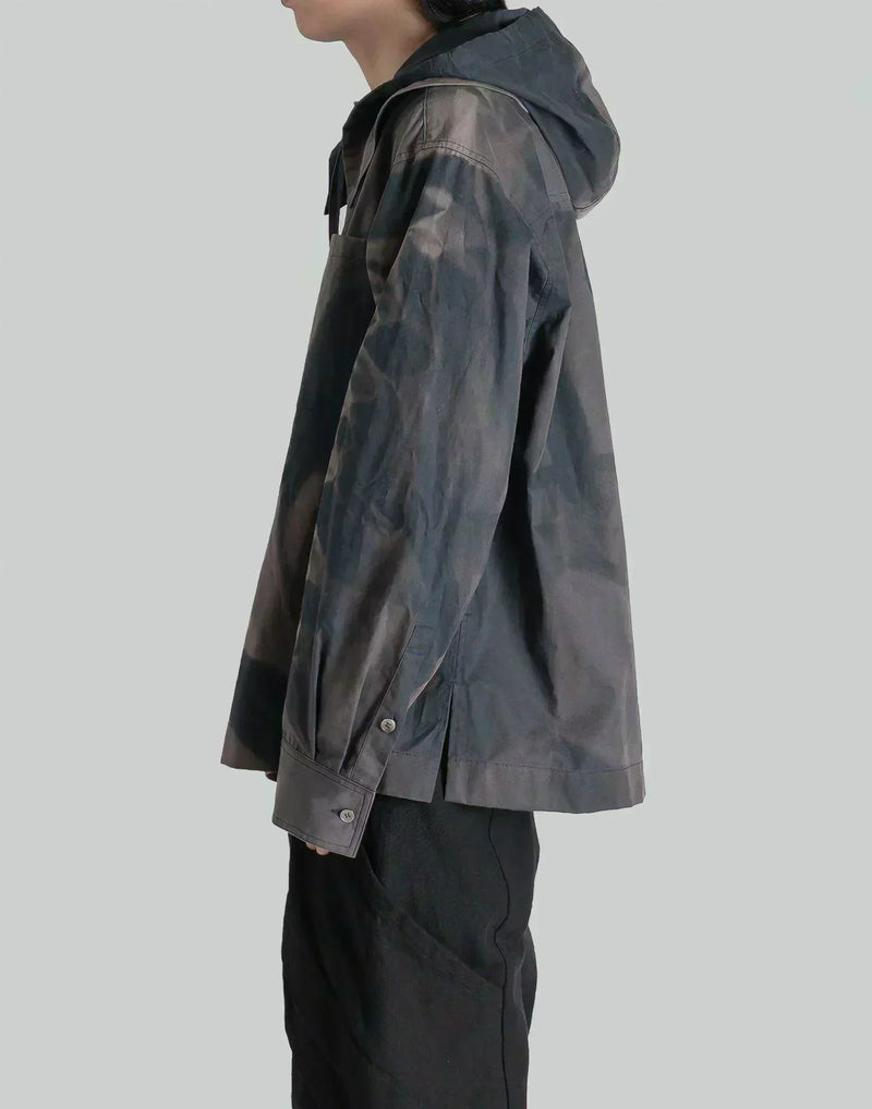 JiyongKim - SUN-BLEACHED DETACHABLE HOOD ANORAK - 082plus