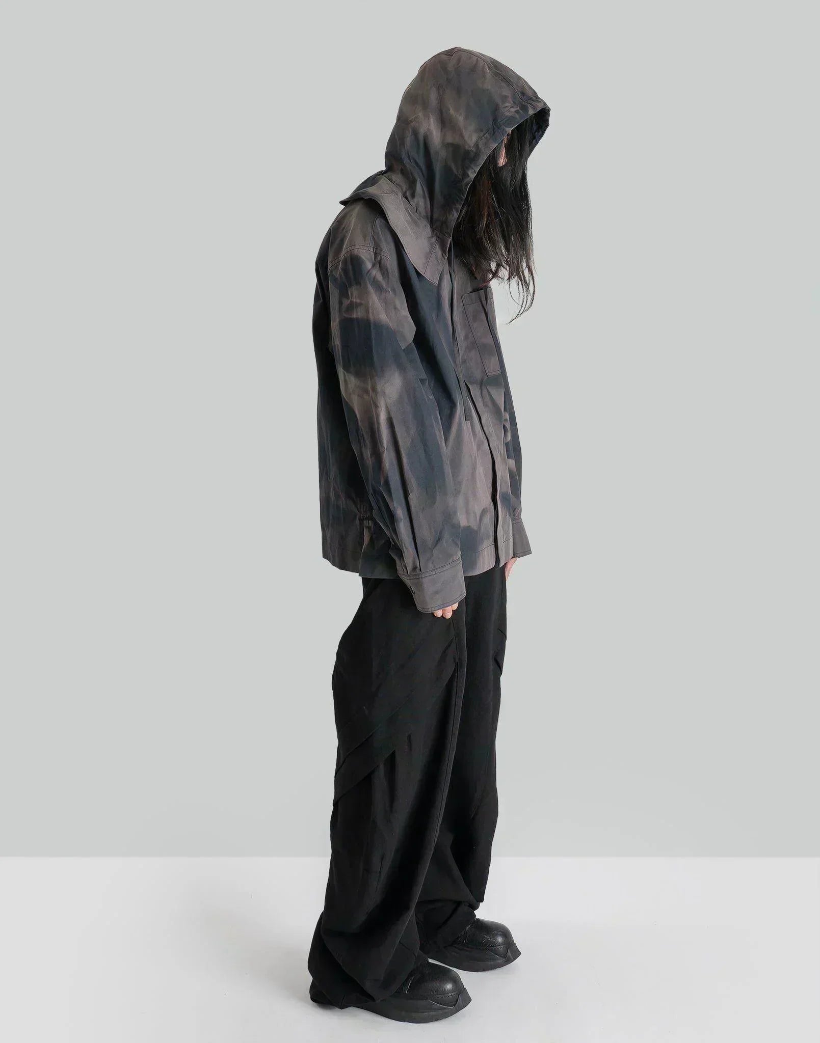 JiyongKim - SUN-BLEACHED DETACHABLE HOOD ANORAK - 082plus