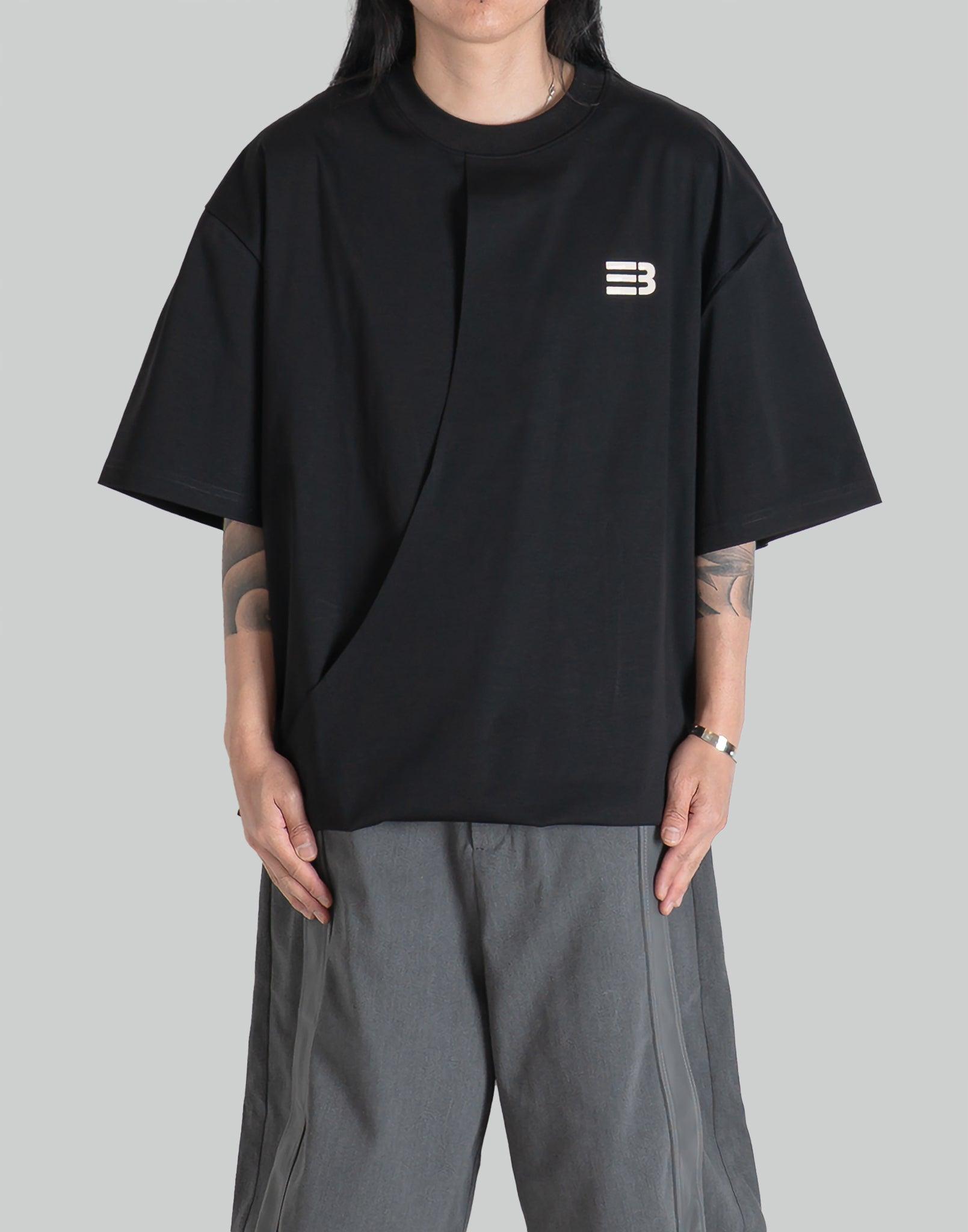 【関税込み】NAMESAKE ブラック Jodye ツイスト Tシャツ 25SS】NAMESAKE(ネームセイク) /JODYE TWIST TEE / Tシャツ