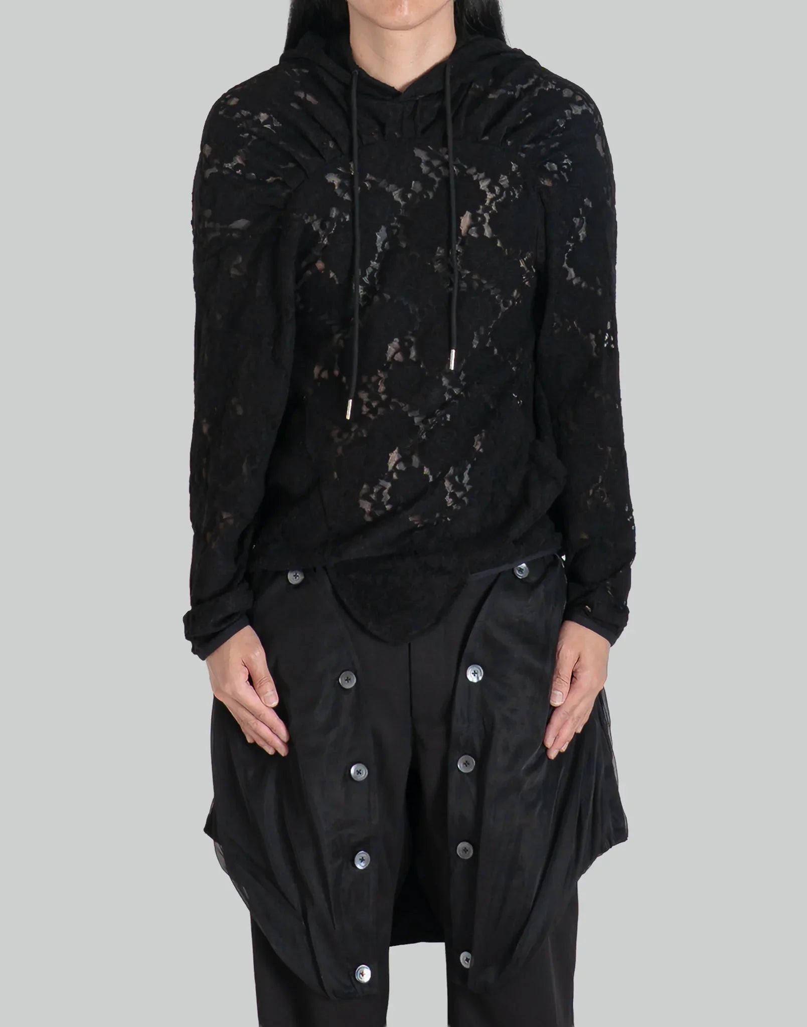 JUNTAE KIM - LACE HOODIE - 082plus