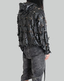JUNTAE KIM - LASER-SLASHED SUNFLOWER HOODIE - 082plus