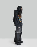 DISCOVERED - LAYERED DENIM PANTS - 082plus