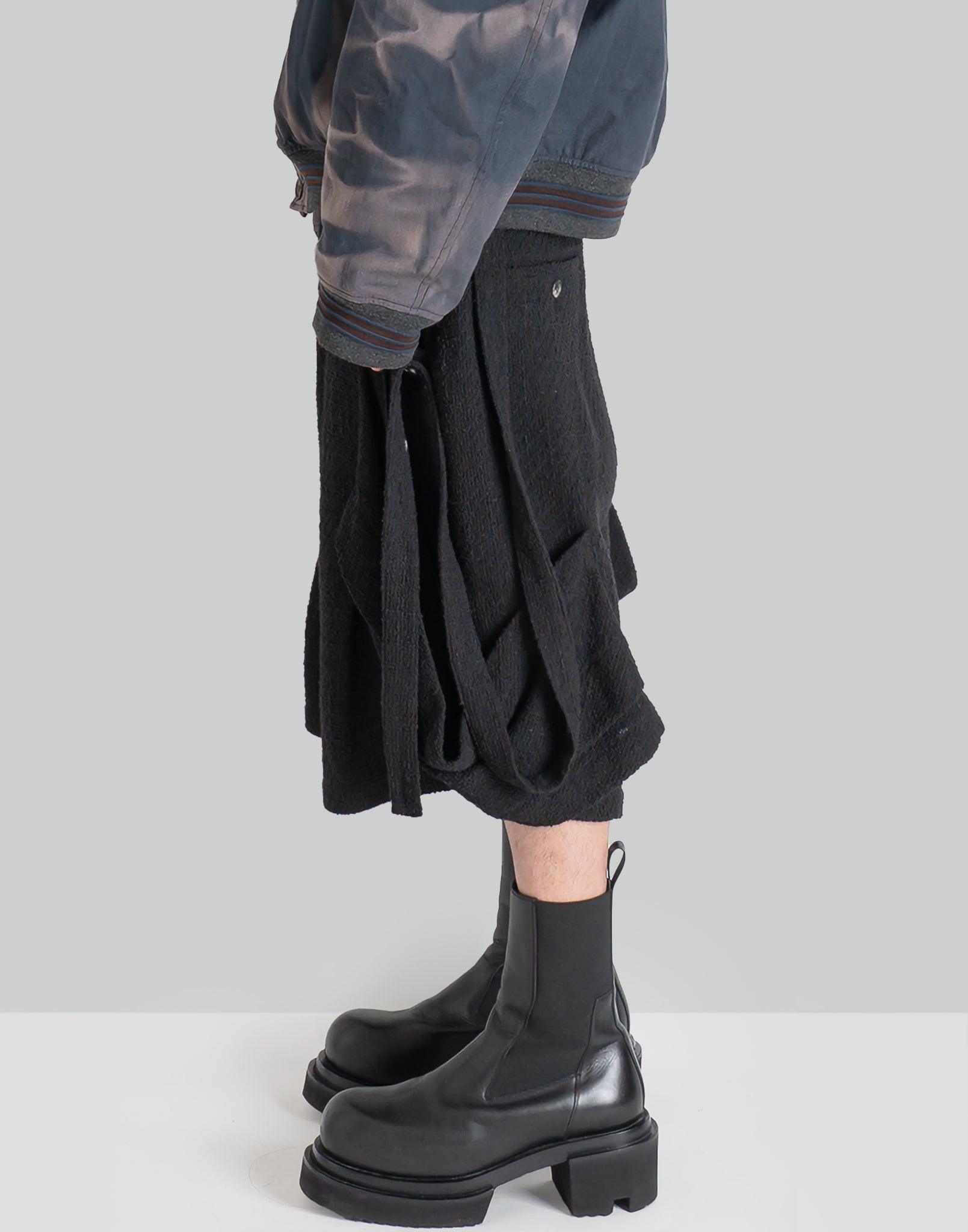 JiyongKim - LAYERED PANEL STRAP SHORTS - 082plus