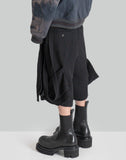 JiyongKim - LAYERED PANEL STRAP SHORTS - 082plus