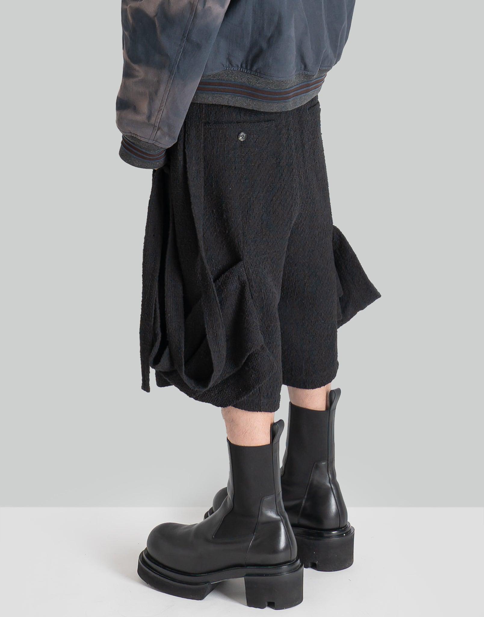 JiyongKim - LAYERED PANEL STRAP SHORTS - 082plus