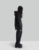 JOHN LAWRENCE SULLIVAN - LEATHER POCKET ZIP-UP SWEAT HOODIE - 082plus
