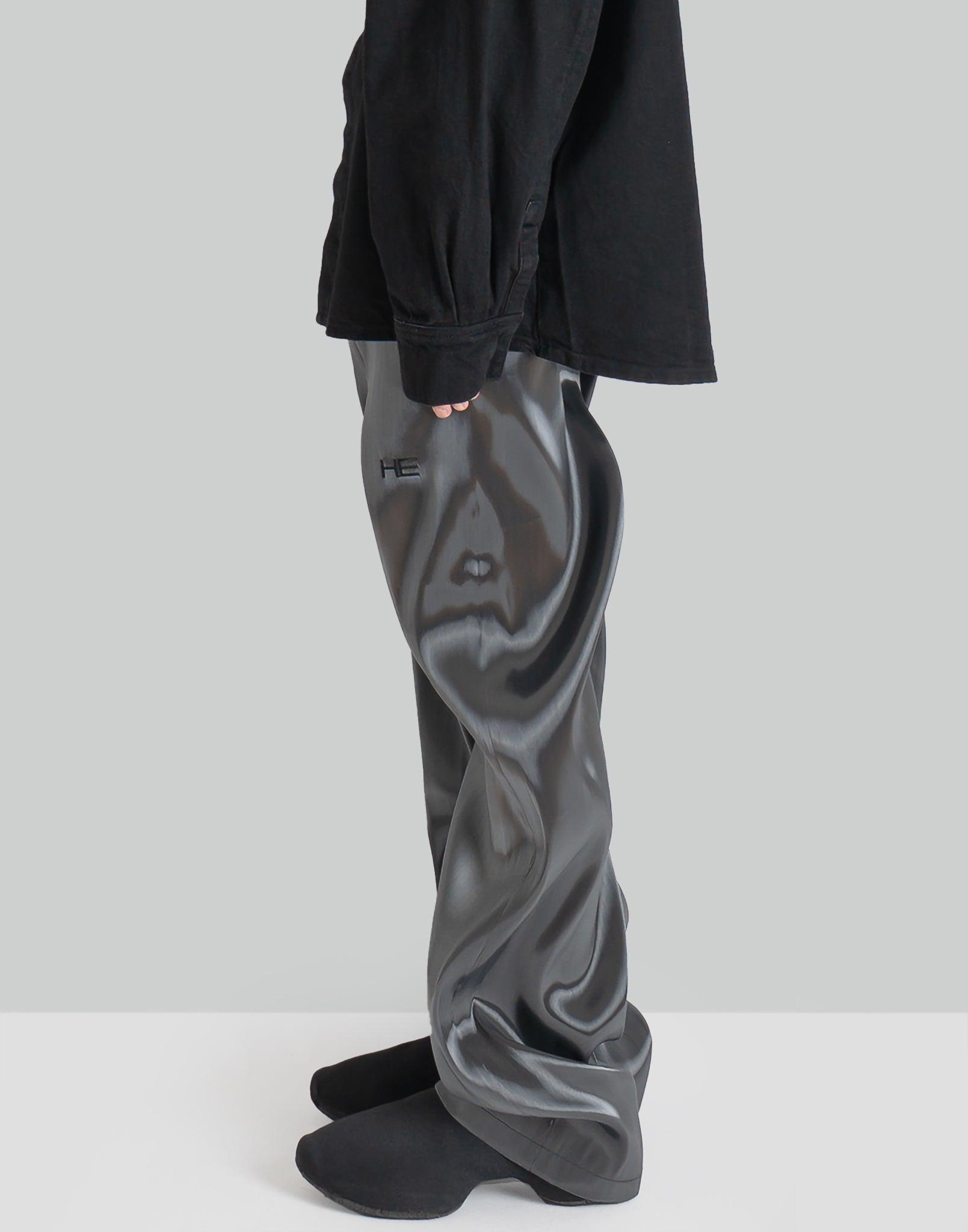 HELIOT EMIL - LIQUID METAL TROUSERS - 082plus