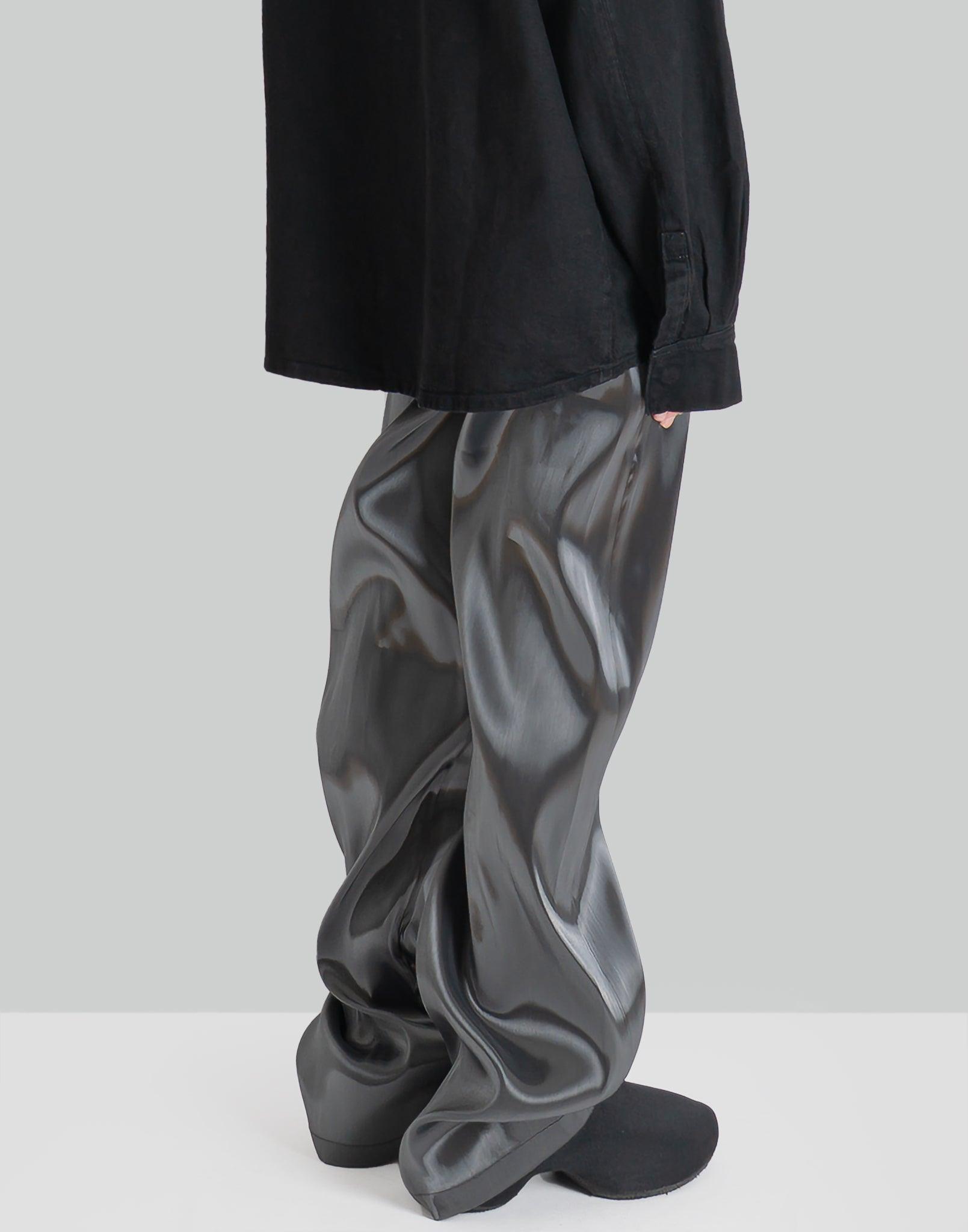 HELIOT EMIL - LIQUID METAL TROUSERS - 082plus