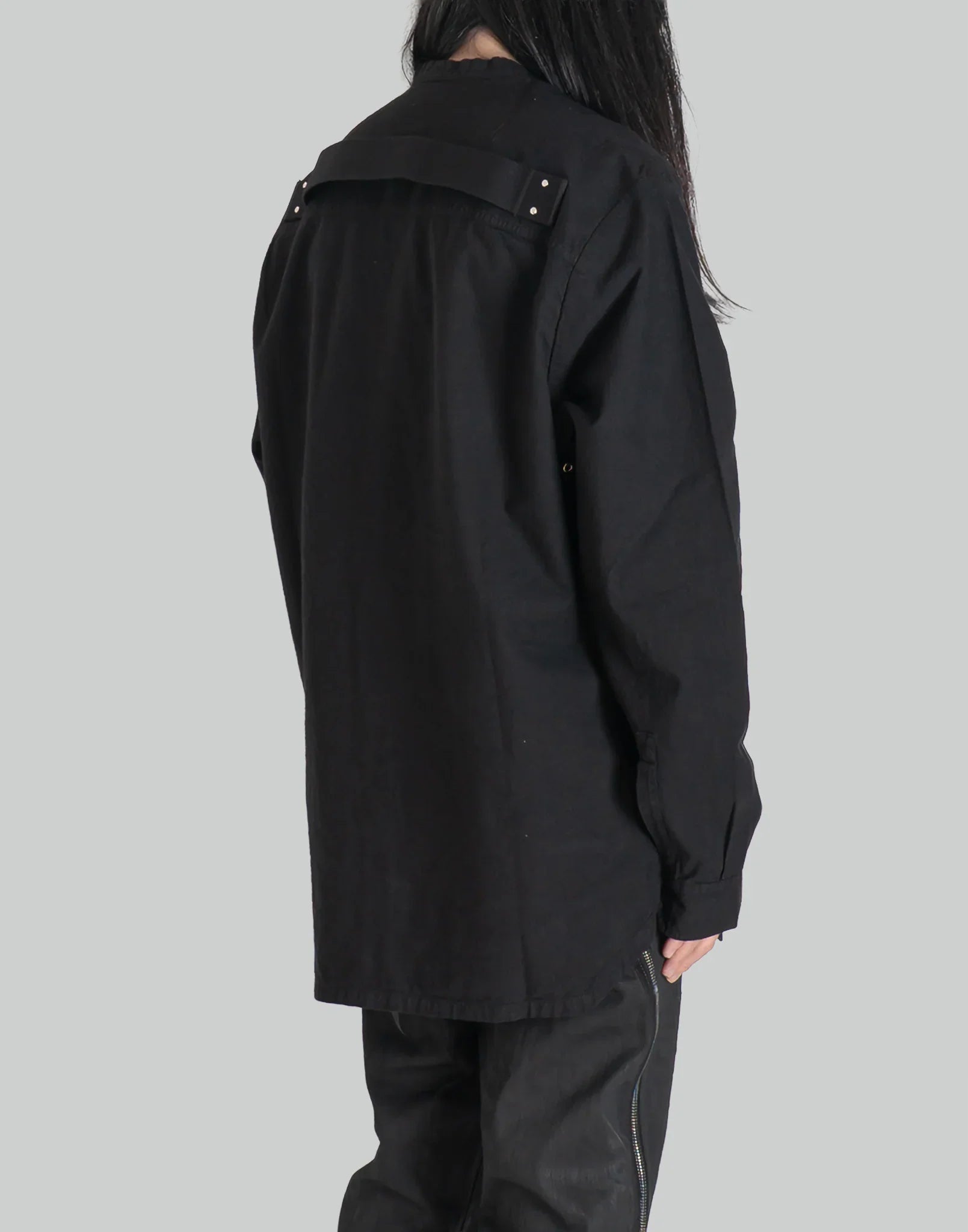 Rick Owens Drkshdw - LS LARRY JUMBO FOGPOCKET SHIRT - 082plus