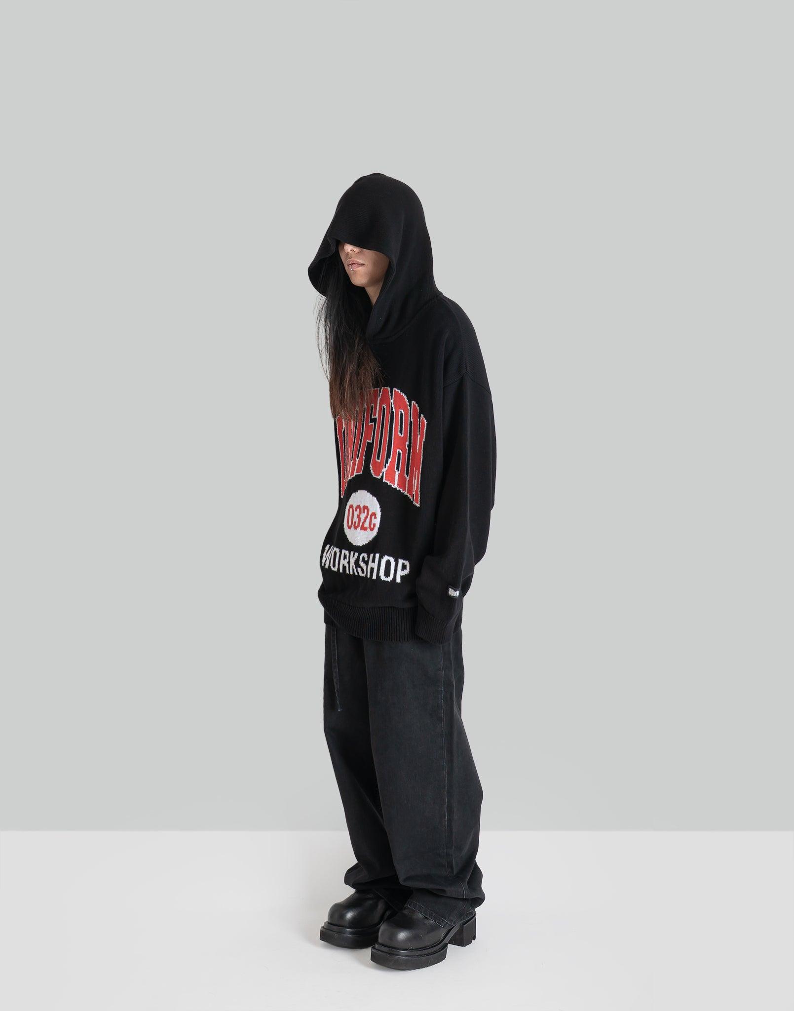032C - 'LUCKY STRIKE'' HOODED KNIT - 082plus