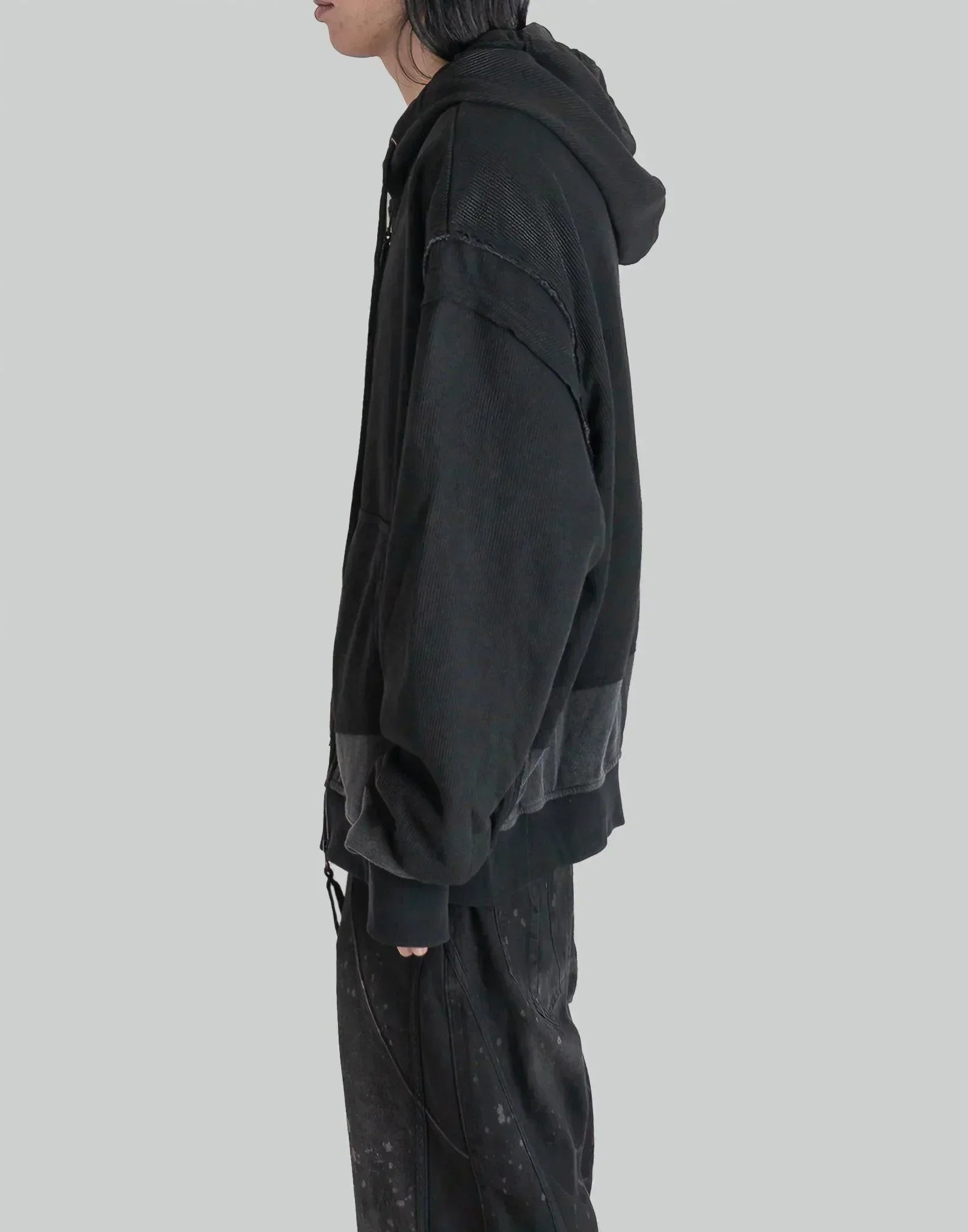 professor.E - Layer waffle zip up - 082plus