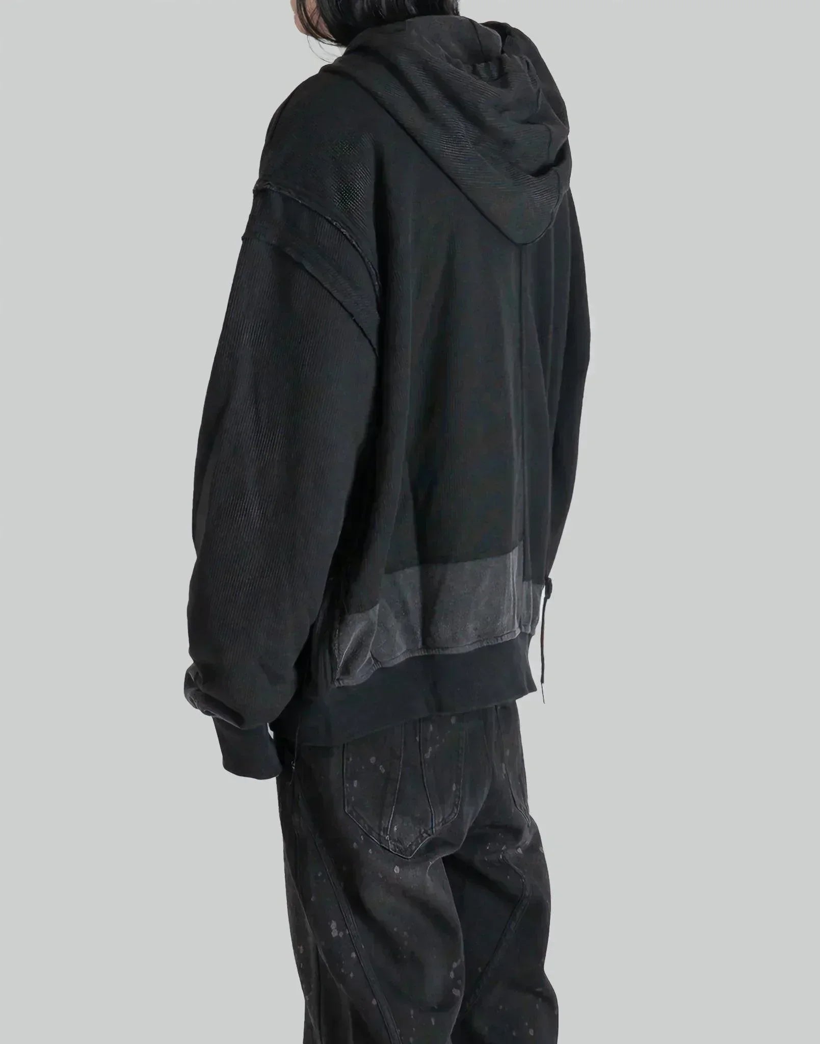 professor.E - Layer waffle zip up - 082plus