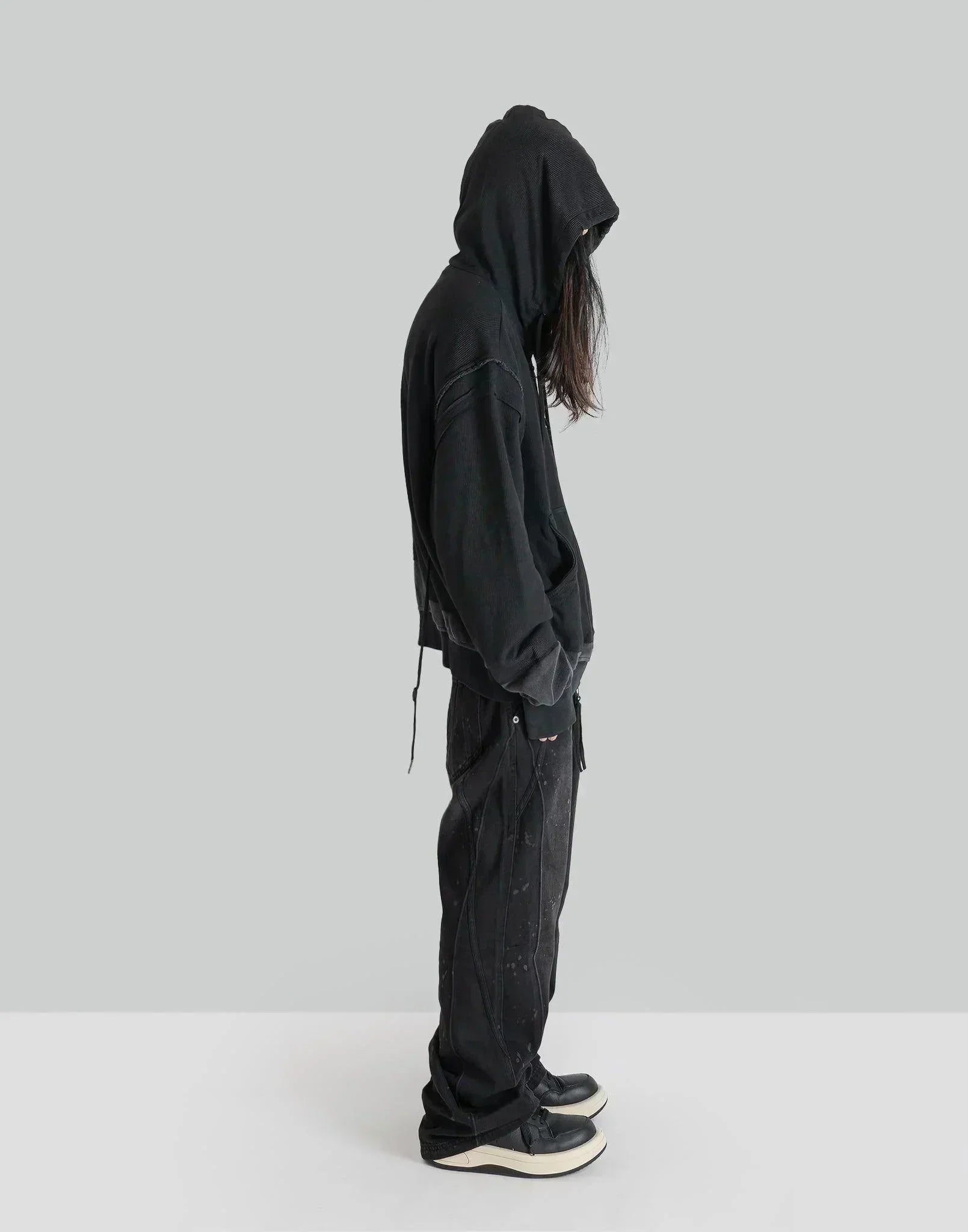 professor.E - Layer waffle zip up - 082plus
