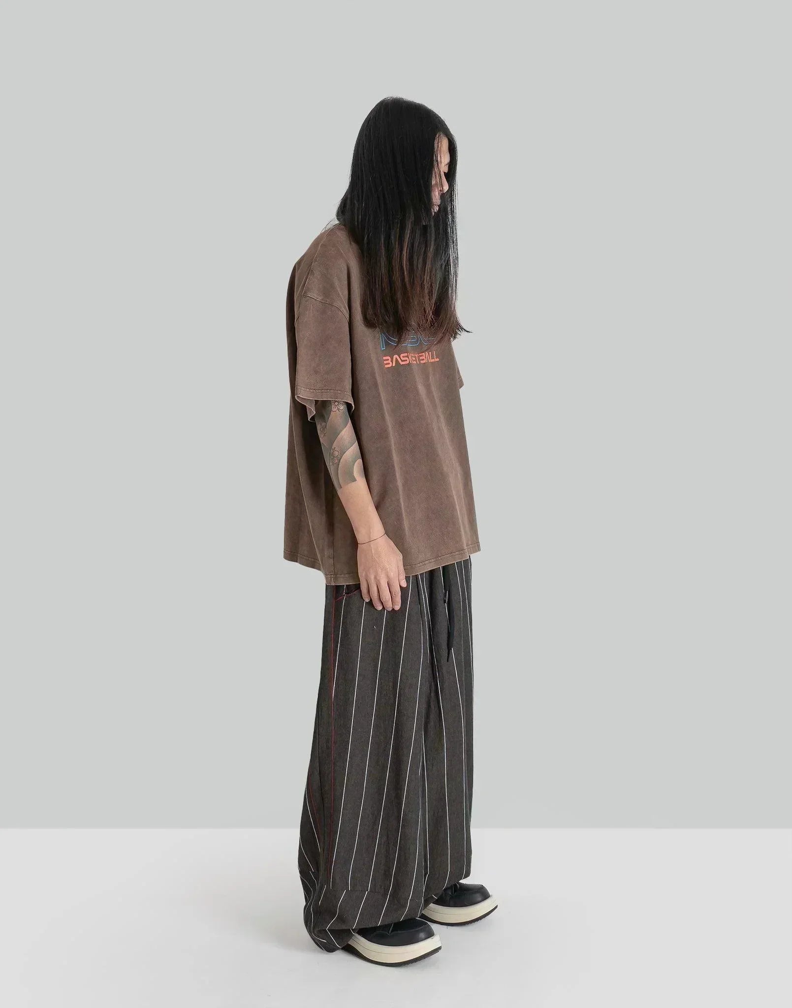 NAMESAKE - MAINE STRIPED TROUSERS - 082plus