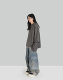 NAMESAKE - MAYO OVERSIZED GLOBE DOUBLE SLEEVE TEE - 082plus
