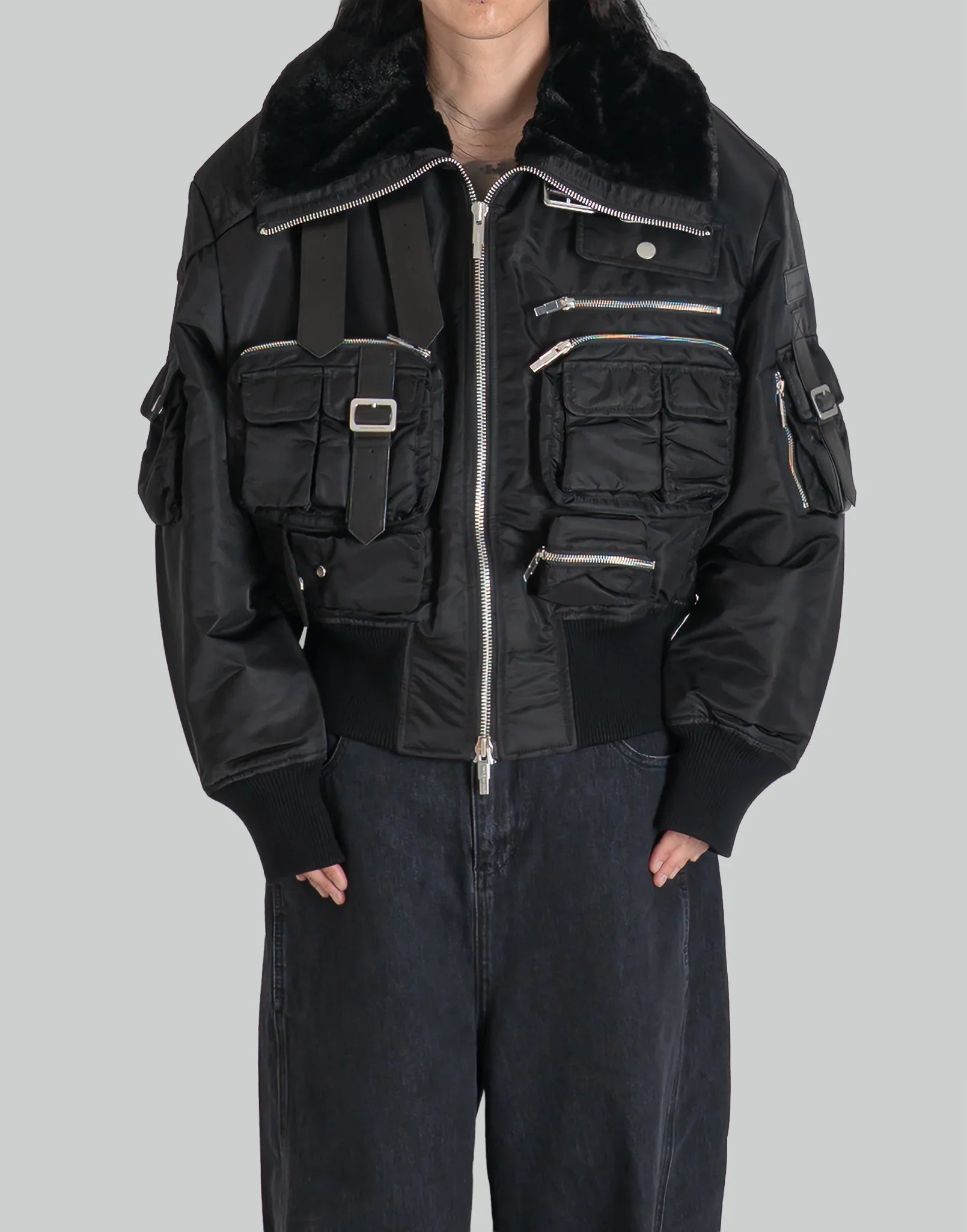 FENG CHEN WANG - Multipocket Cargo Jacket - 082plus