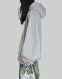 “NALAMDA” PRINT BOXY HOODIE