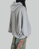 SANKUANZ - “NALAMDA” PRINT BOXY HOODIE - 082plus