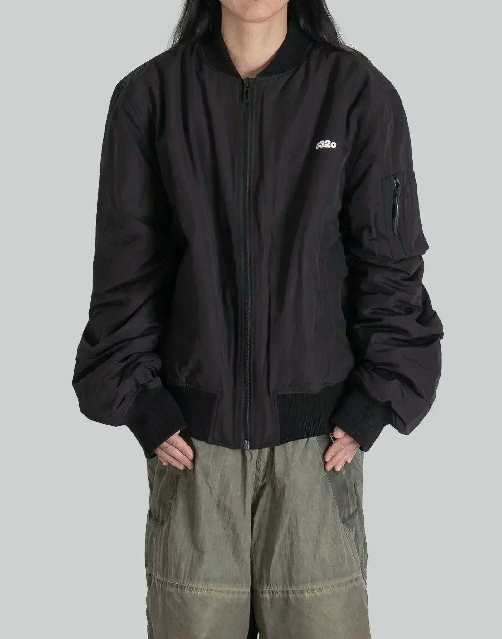 032C - 'NIGHTHAWKS'' BOMBER JACKET - 082plus