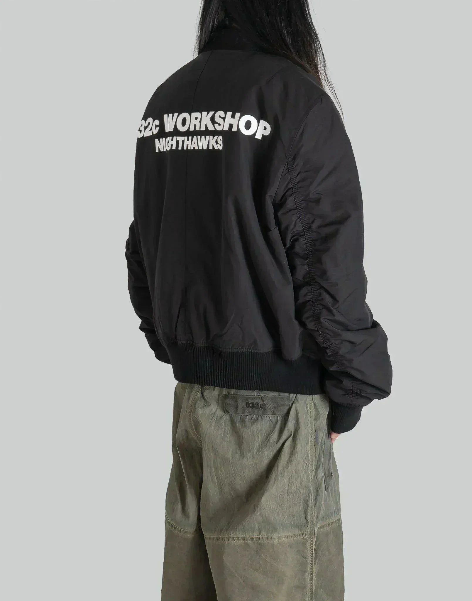 032C - 'NIGHTHAWKS'' BOMBER JACKET - 082plus