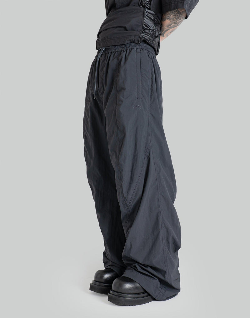 Juun.J - NYLON FRONT SEAM PANTS - 082plus