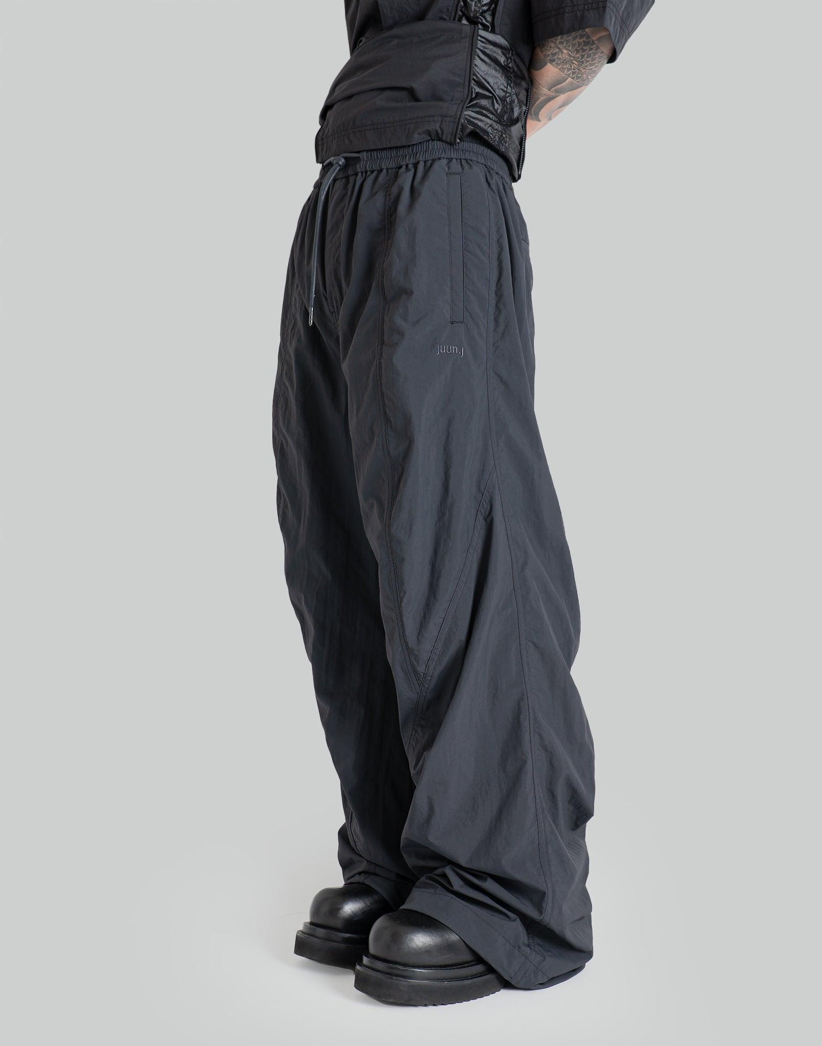 Juun.J - NYLON FRONT SEAM PANTS - 082plus